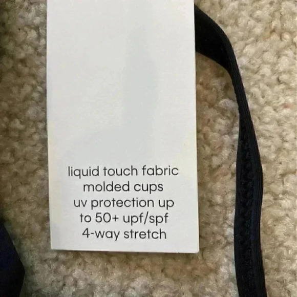 New with tags Calvin Klein Women's black Shirred One Piece Swimsuit in size 4 - Picture 6 of 6